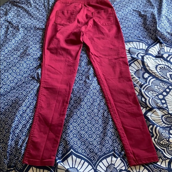American Apparel High Waisted Maroon Pants - Picture 3 of 3